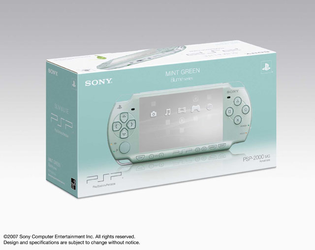 Nintendo Switch SONY PlayStationPortable PSP-2000 MG PSP PlayStation Portable Slim & Lite - Mint Green (PSP-2000MG)