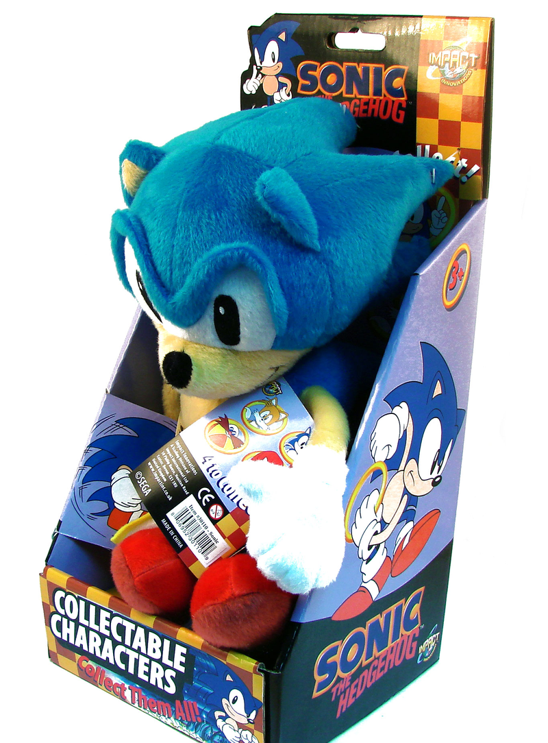 Classic Sonic the Hedgehog Plush Doll Sonic Bitcoin Lightning