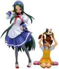 Treasure Figure Collection Suzumiya Haruhi no Yuutsu 1/10 Scale Pre-Painted PVC Figure Set: Tsuruya-san & Kyon's sister thumbnail 1