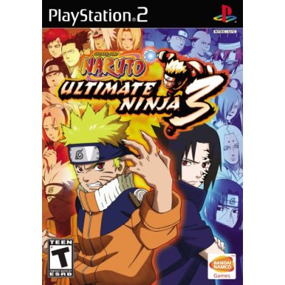 Naruto Ultimate Ninja Manual & Cover (NTSC) (PS2) : Bandai Namco