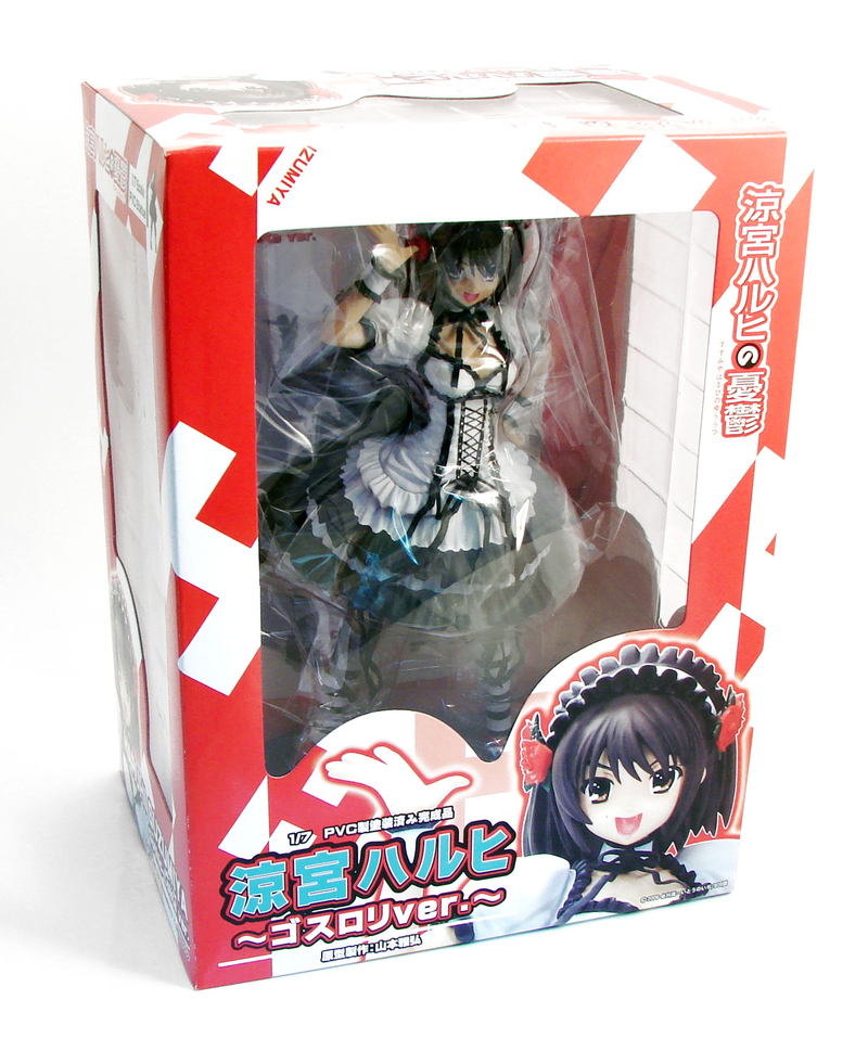Suzumiya Haruhi no Yuutsu 1/7 Scale Pre-Painted PVC Figure: Suzumiya Haruhi Gothic Lolita Version (Re-run) image 4