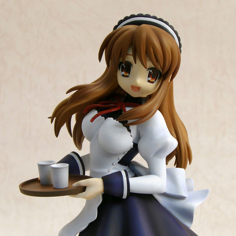 Melancholy of Haruhi Suzumiya 1/8 Scale Pre-Painted PVC Figure: Asahina Mikuru (Maid Version) image 1