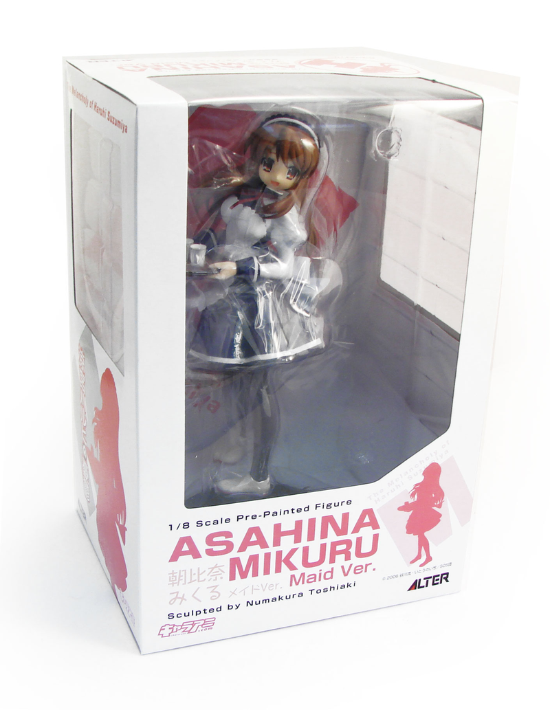 Melancholy of Haruhi Suzumiya 1/8 Scale Pre-Painted PVC Figure: Asahina Mikuru (Maid Version) image 4
