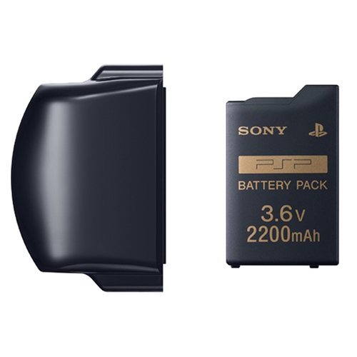 PSP PlayStation Portable Battery Pack [2200mAh] (Piano Black) image 1