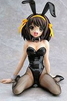 Suzumiya Haruhi no Yuutsu 1/4 Scale Pre-Painted PVC Figure: Suzumiya Haruhi (Bunny Version)_