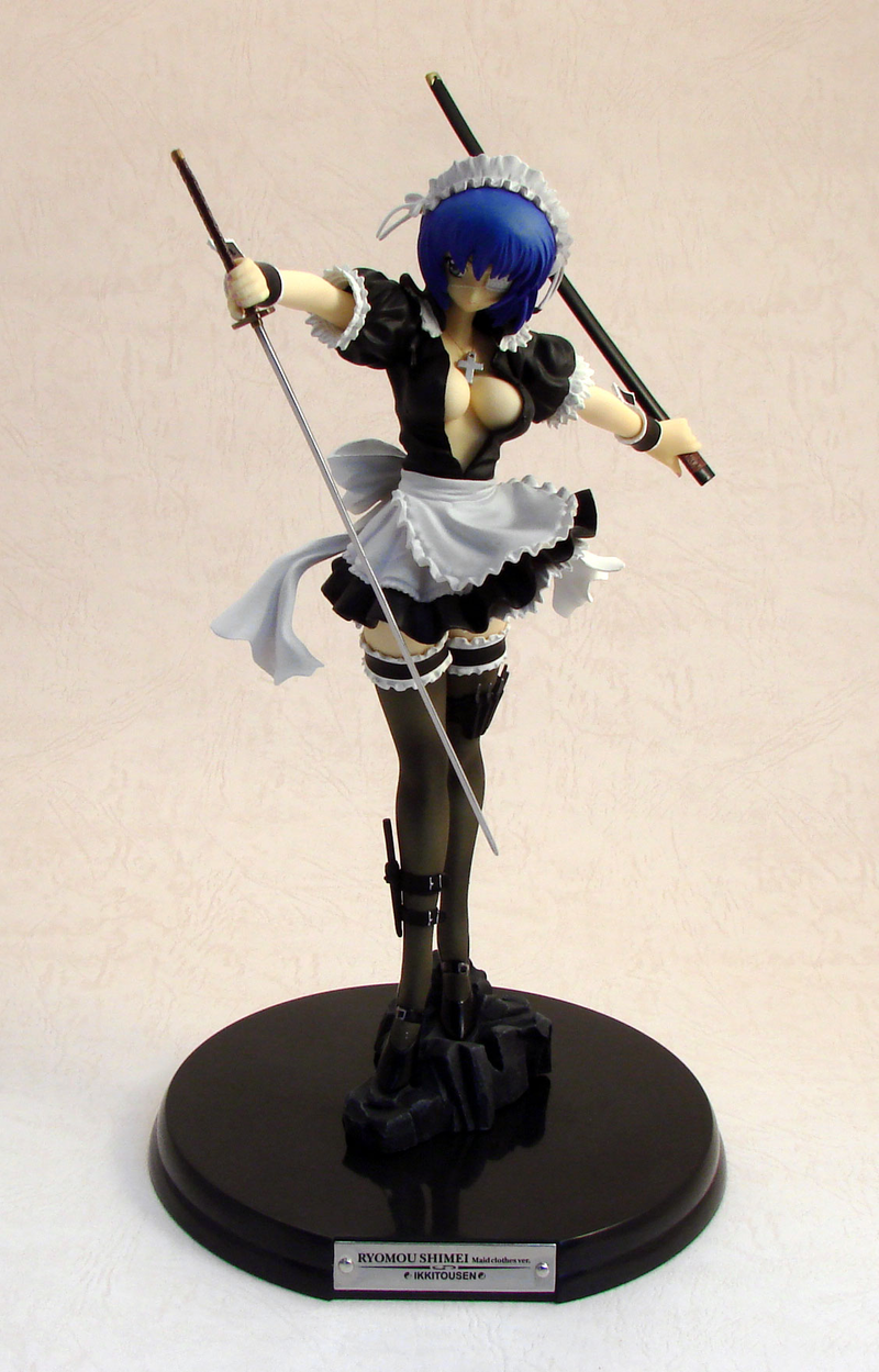 Dragon Destiny Ikkitousen 1/7 Scale PVC Figure: Ryomou Shimei (Maid Version) image 2