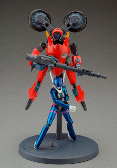 Bubblegum Crisis 1/15 Scale Pre-Painted Figure: Motoslave with Priss image 1