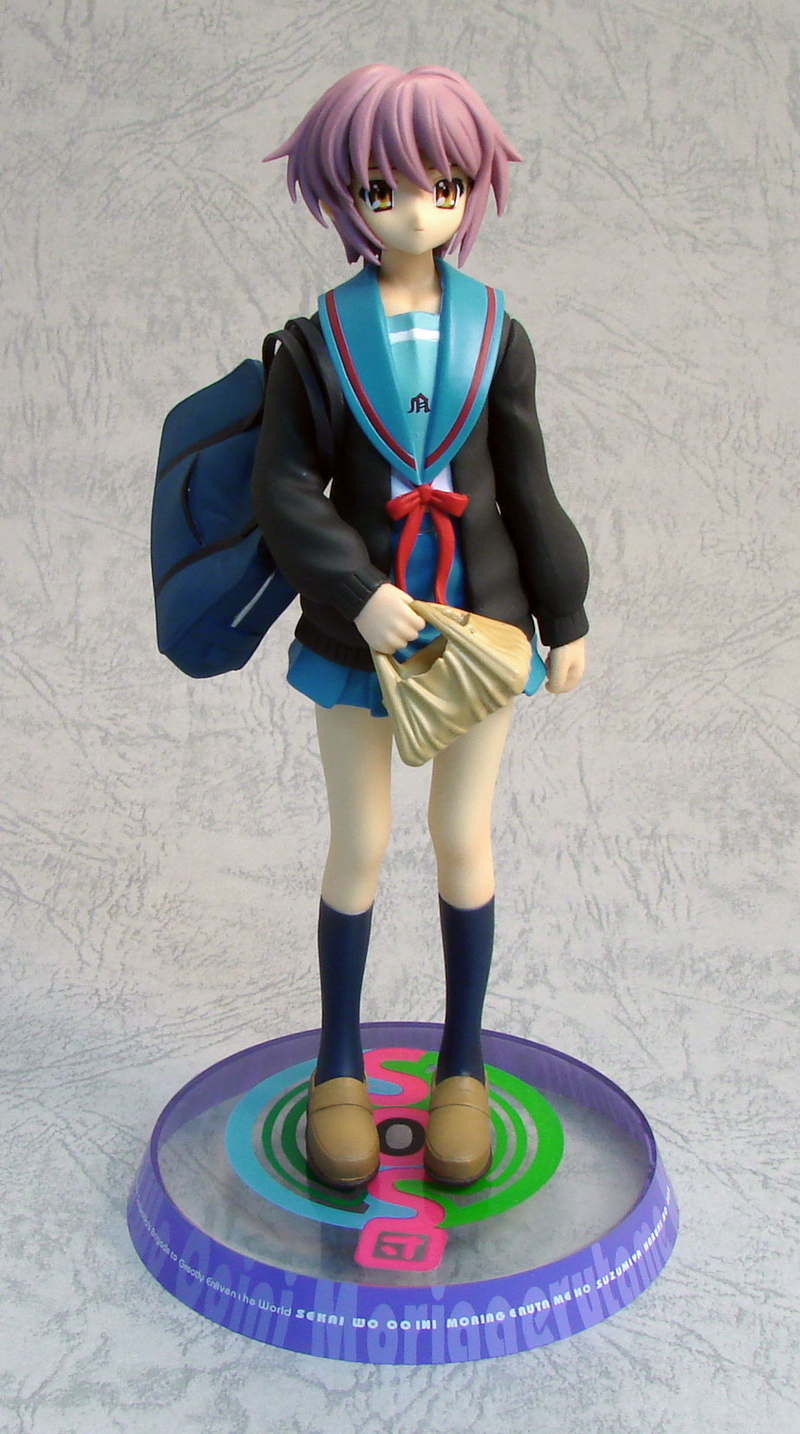 Melancholy of Haruhi Suzumiya 1/10 Scale Pre-Painted PVC Figure: Nagato Yuki (School Uniform Version) image 3