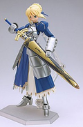 Fate/Stay Night Non Scale Pre-Painted PVC Figure: figma Saber (Re-run) thumbnail 3