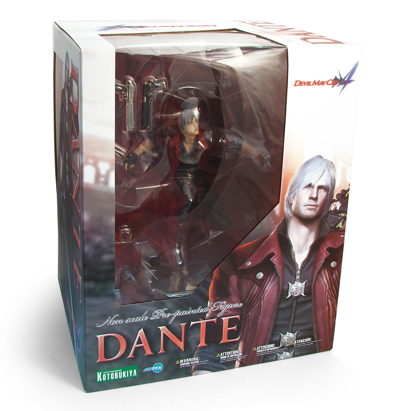 Devil May Cry 4 Non Scale Pre-Painted Artfx Statue: Dante