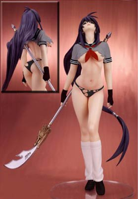 Dragon Destiny Ikkitousen 1/6 Scale Pre-Painted Statue: Kanu Uncho (Black Limited Version)_