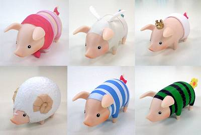 Monster Hunter Pig Collection Trading Figure image 1
