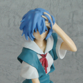 Neon Genesis Evangelion Non Scale Pre-Painted Figure: Rei (School Uniform with Biscuit) thumbnail 2
