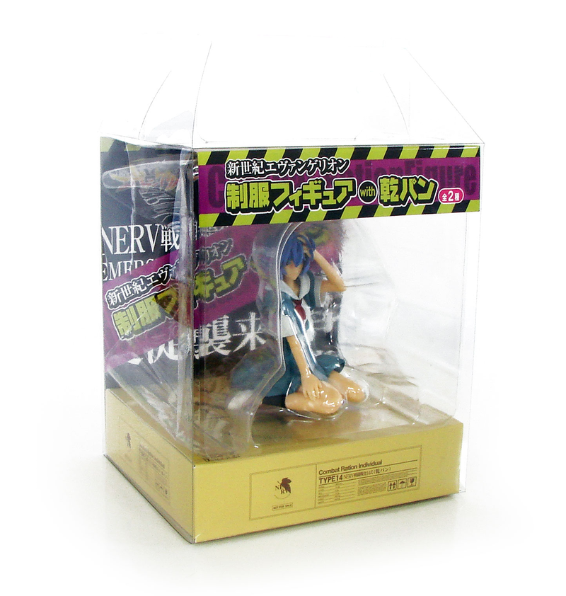 Neon Genesis Evangelion Non Scale Pre-Painted Figure: Rei (School Uniform with Biscuit) image 5