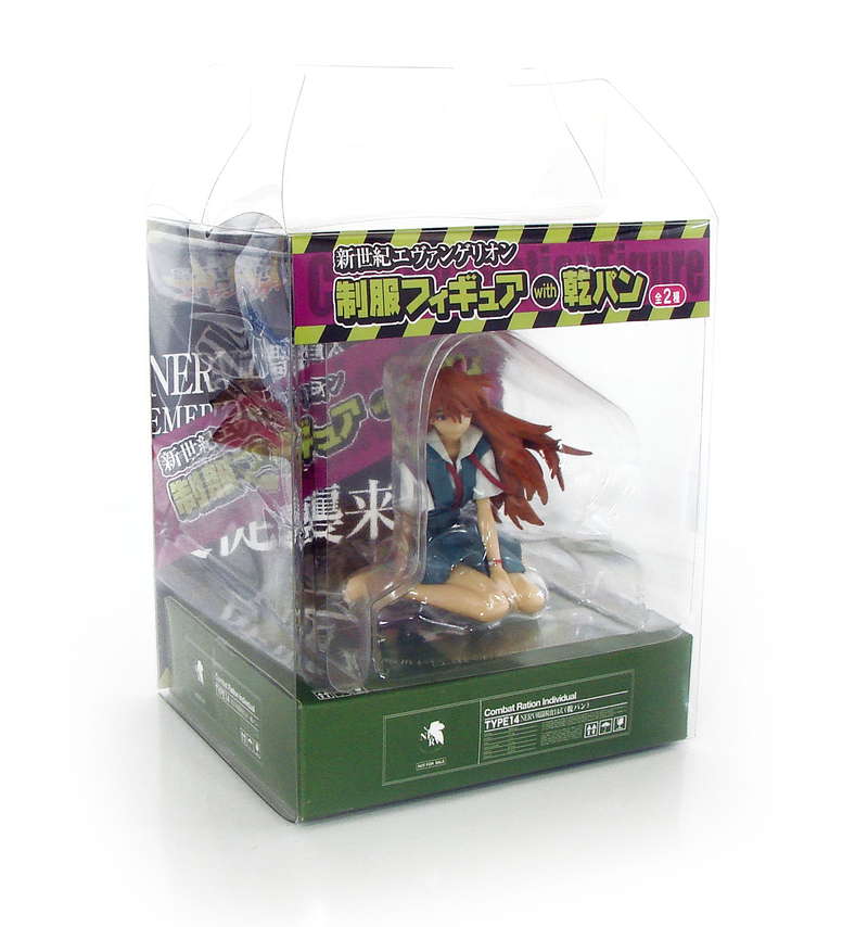 Neon Genesis Evangelion Non Scale Pre-Painted Figure: Asuka (School Uniform with Biscuit) image 5