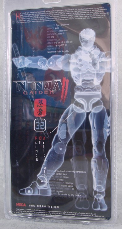 Ninja Gaiden 2 Pre-Painted Action Figure: Ryu Hayabusa image 7