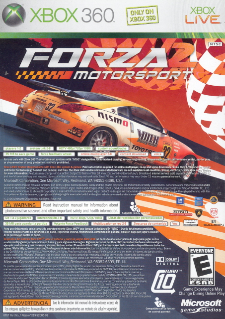 Marvel: Ultimate Alliance / Forza Motorsport 2 image 2