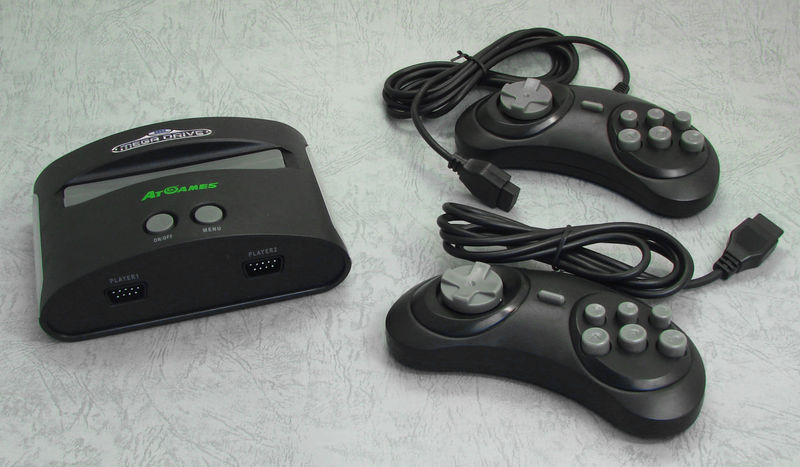 Sega Mega Drive Twin Pad Player (Black) - Main Image