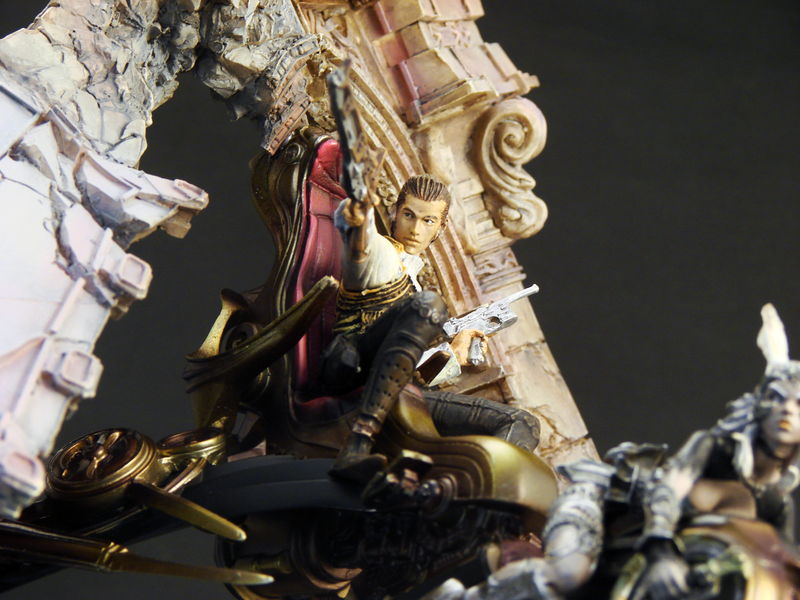 Final Fantasy XII Sculpture Arts Pre-Painted PVC Statue: Balthier & Fran image 6