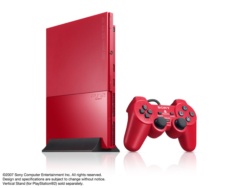 PlayStation2 Console Cinnabar Red (SCPH-90000CR) image 1