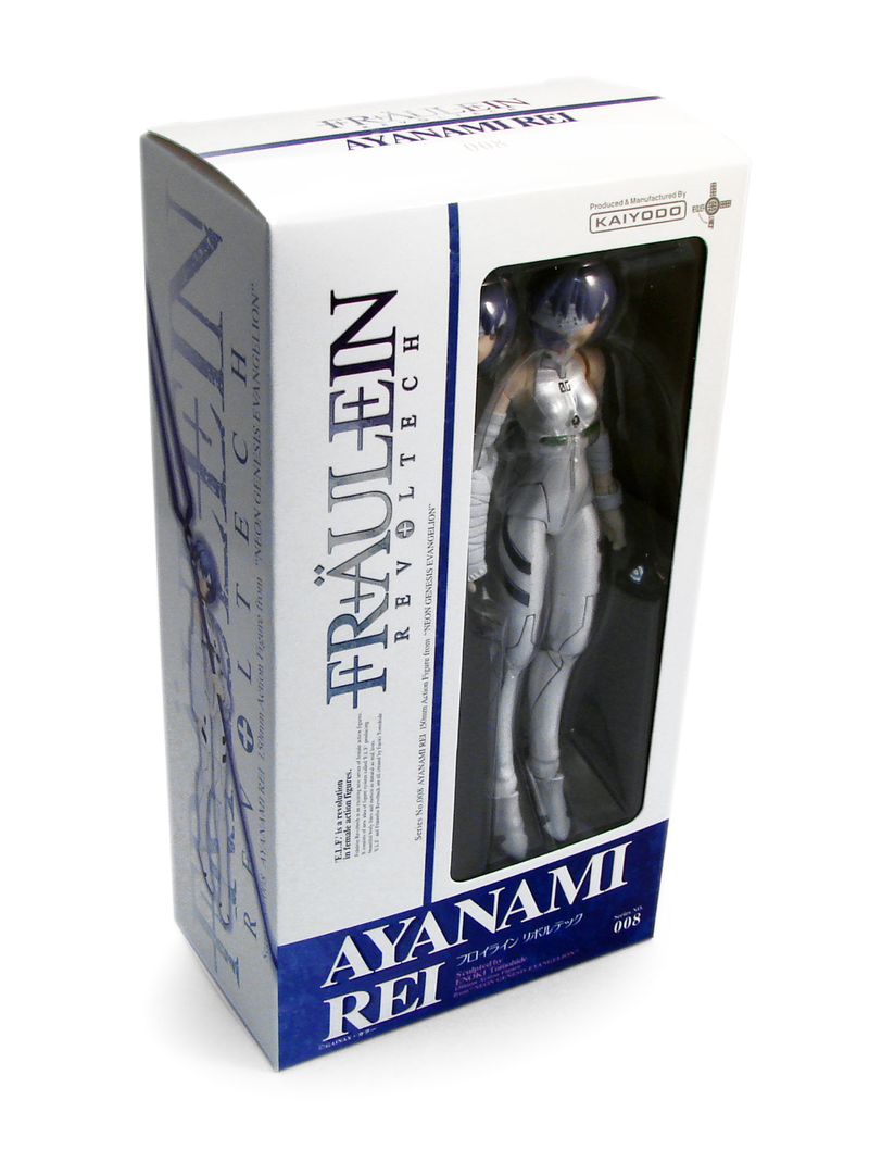 Fraulein Revoltech Series No. 008 - Neon Genesis Evangelion 1/10 Scale Pre-Painted PVC Figure: Ayanami Rei (Bandage Version) image 6
