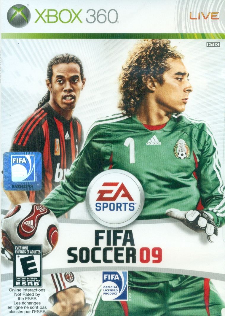 FIFA Soccer 09 XBOX 360 Video Game 2009 Ea Sports