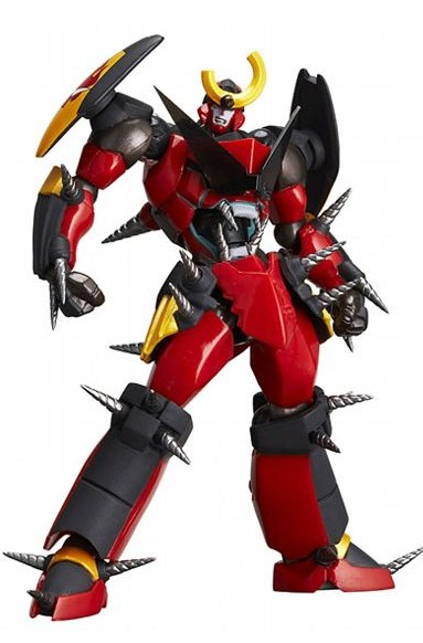 Revoltech Series No. 058 - Gurren Lagann Non Scale Pre-Painted PVC Action Figure: Gurren Lagann Fulldrillized image 1