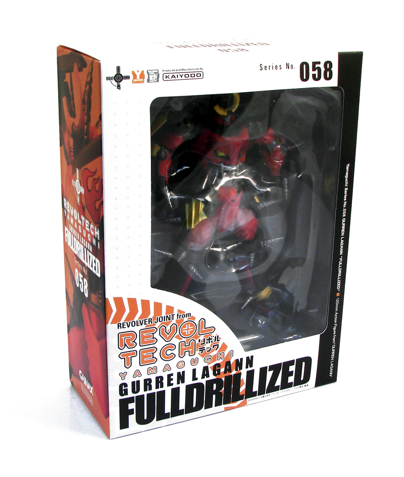 Revoltech Series No. 058 - Gurren Lagann Non Scale Pre-Painted PVC Action Figure: Gurren Lagann Fulldrillized image 7