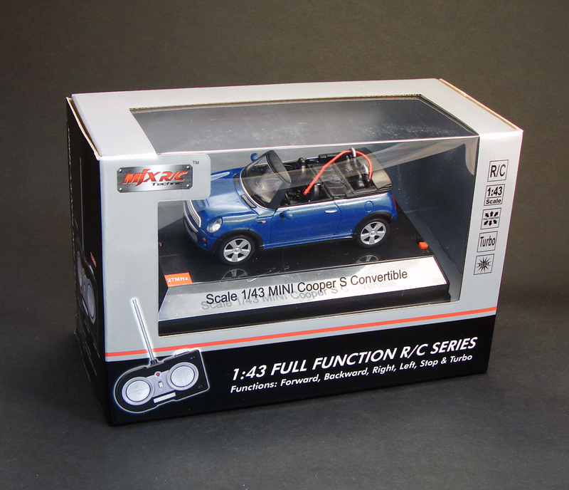 MJX R/C Technic 1/43 Scale Mini Cooper S Convertible (Blue) image 2