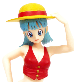 40th Weekly Jump Dragon Ball Z X One Piece DX 2 Non Scale Pre-Painted Figure: Bulma_