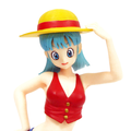 40th Weekly Jump Dragon Ball Z X One Piece DX 2 Non Scale Pre-Painted Figure: Bulma thumbnail 1