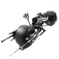 Movie Masterpiece Batman Dark Knight 1/6 Scale Pre-Painted Figure: Batpod thumbnail 1