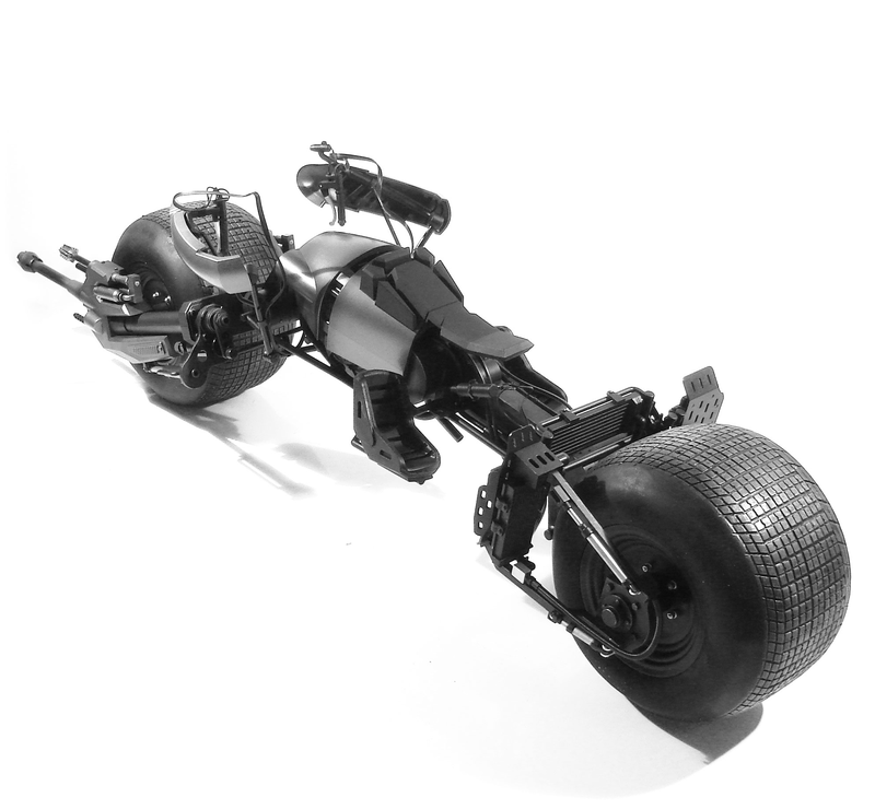 Movie Masterpiece Batman Dark Knight 1/6 Scale Pre-Painted Figure: Batpod image 2