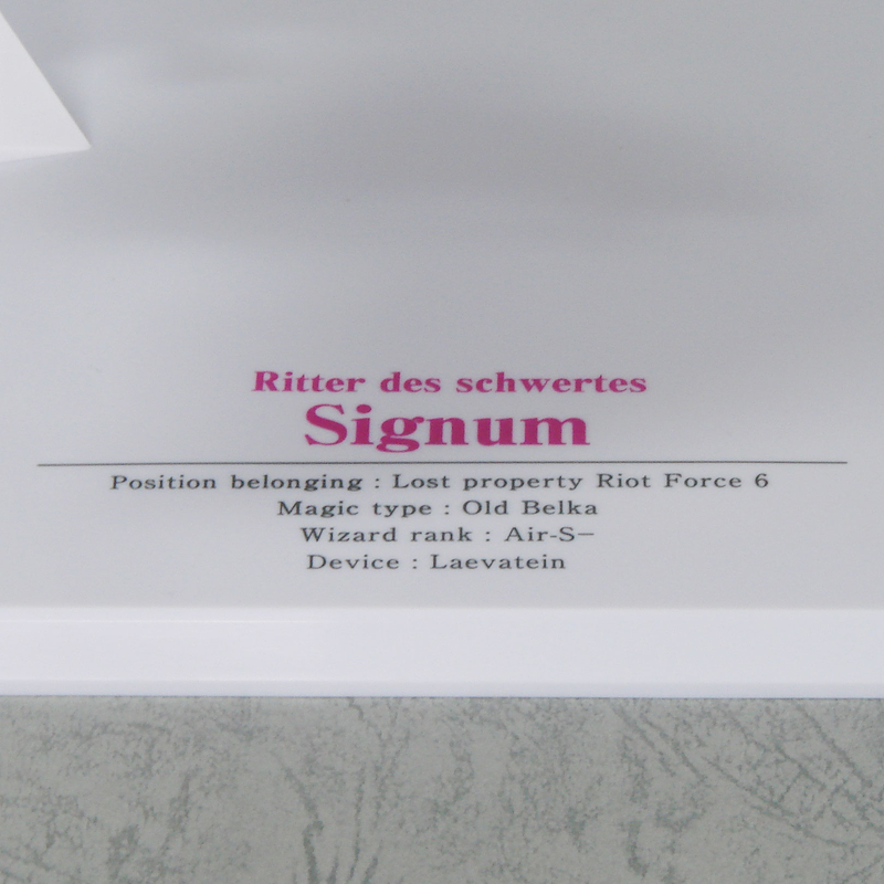 Magical Girl Lyrical Nanoha StrikerS 1/7 Scale Pre-Painted PVC Figure: Signum image 5