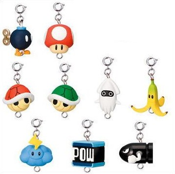 Mario Kart Wii Collection Key Chain Gashapon image 1