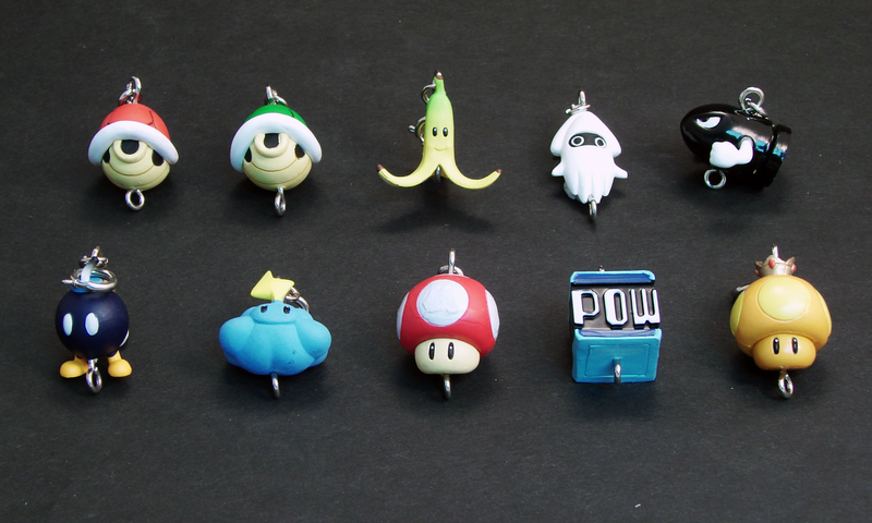 Mario Kart Wii Collection Key Chain Gashapon image 3