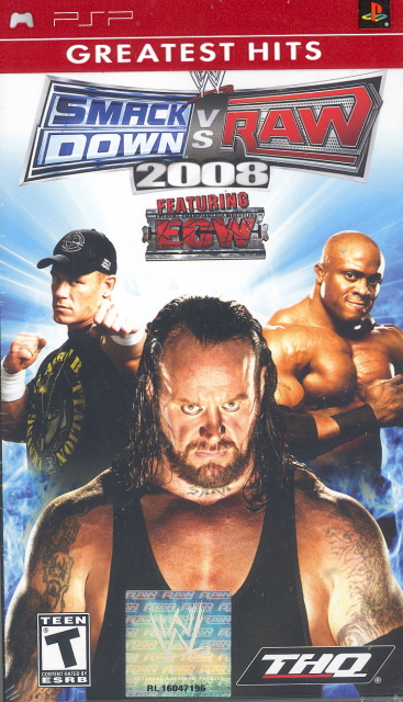 WWE Smackdown Vs. RAW 2008 (Greatest Hits) image 1