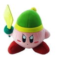 Kirby Adventure Kirby Plush Doll: Sword Kirby thumbnail 1
