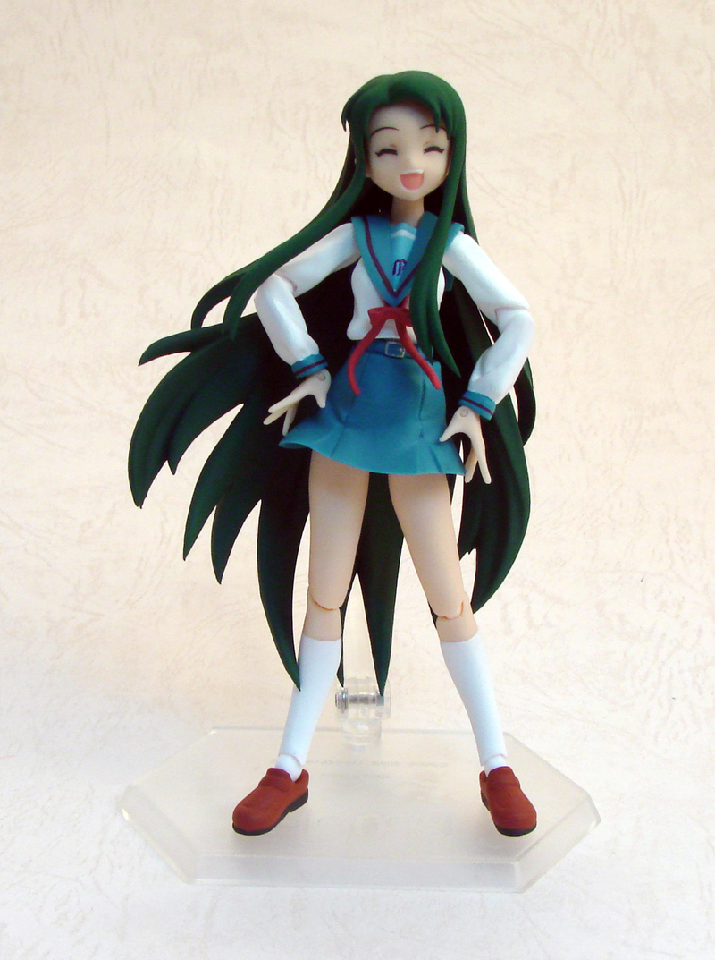 Suzumiya Haruhi no Yuutsu Non Scale Pre-Painted PVC Figure: figma Tsuruya-San image 2