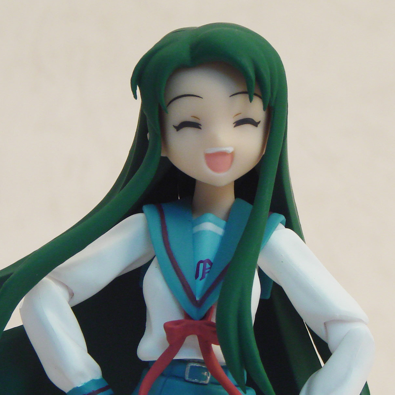 Suzumiya Haruhi no Yuutsu Non Scale Pre-Painted PVC Figure: figma Tsuruya-San image 3