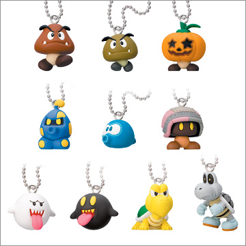 Super Mario Galaxy Enemy Character Collection Keychain Gashapon