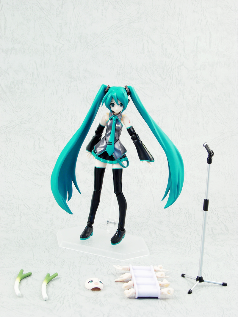 Character Vocaloid Series 01 Hatsune Miku Non Scale Pre-Painted PVC Figure: figma Hatsune Miku (Re-run) image 5