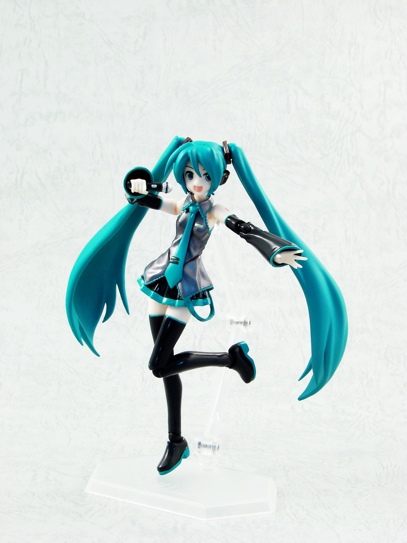 Character Vocaloid Series 01 Hatsune Miku Non Scale Pre-Painted PVC Figure: figma Hatsune Miku (Re-run) image 6