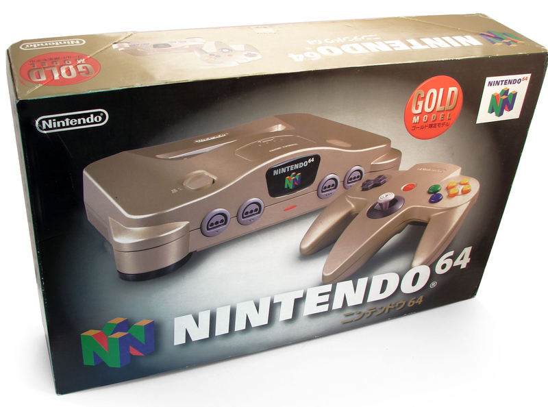 Gold n64 discount console
