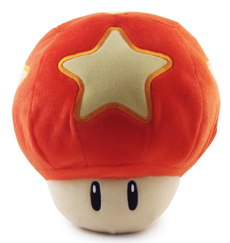 Super Mario Galaxy DX 1 Plush Doll: Mushroom image 1