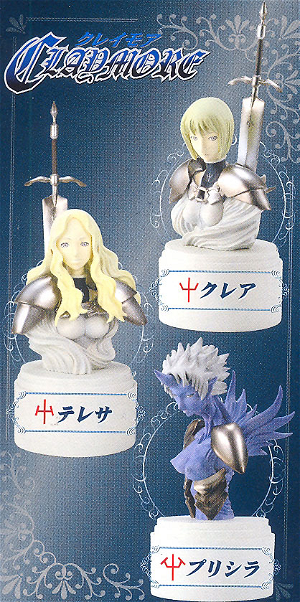 Claymore DX Collection Pre-Painted Trading Figure