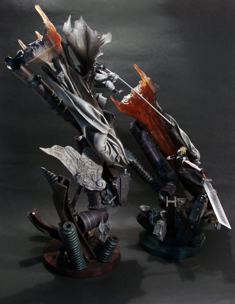 Final Fantasy VII Advent Child Pre-Painted Polystone Statue: Cloud image 5