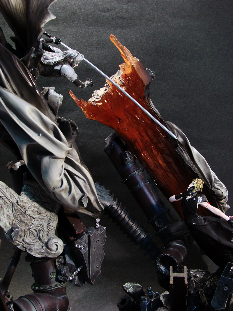 Final Fantasy VII Advent Child Pre-Painted Polystone Statue: Cloud image 6