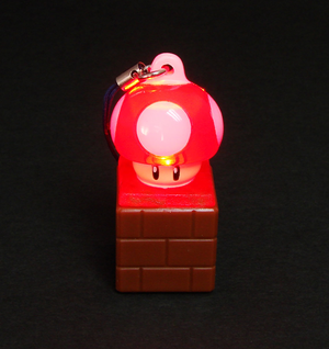 Super Mario Bros. Light Mascot 2 Keychain Gashapon_