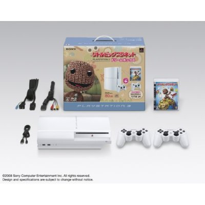 PlayStation3 Console (HDD 80GB LittleBigPlanet Dream Box) - Ceramic White image 1